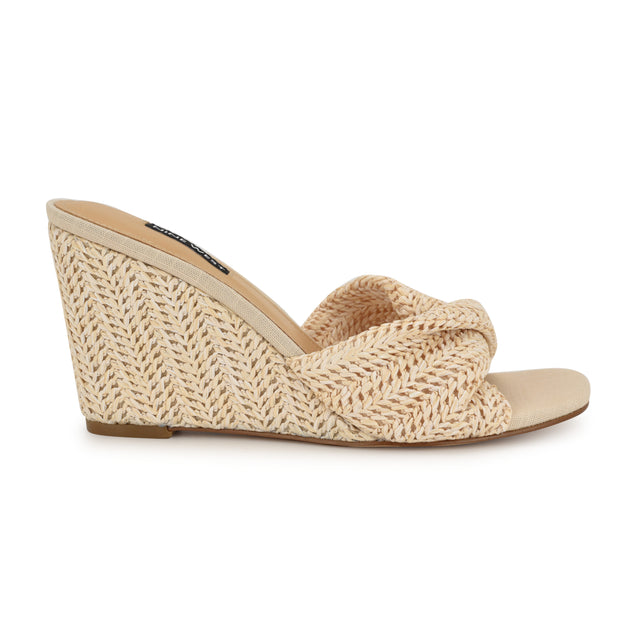 nine west Nikhil Twist Wedge Sandals