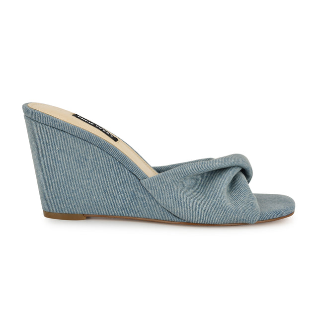 nine west Nikhil Twist Wedge Sandals