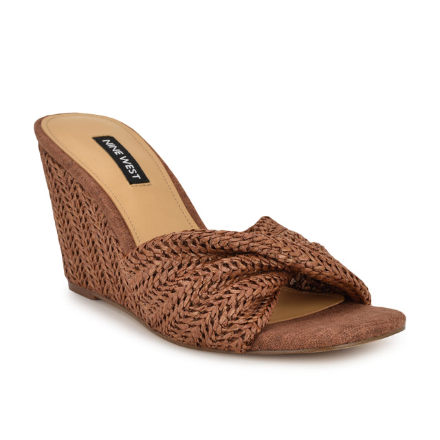 Nine West Nikhil Twist Wedge Sandals