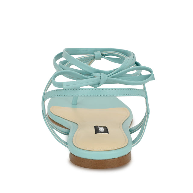 Nine West Norta Ankle Wrap Thong Sandals