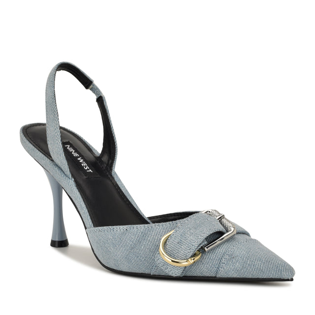 Nine West Patsie Buckle Slingback Pumps