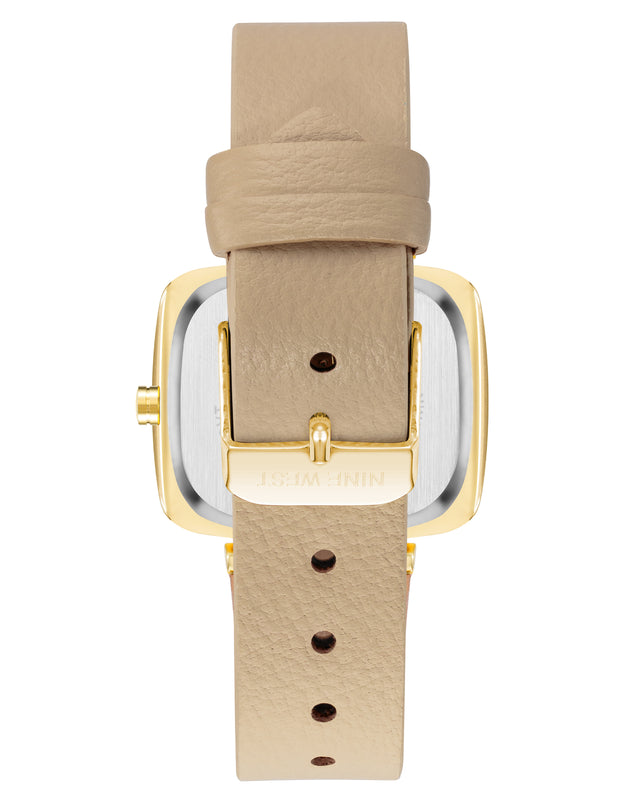 Nine West Petite Heritage Rectangular Case Watch