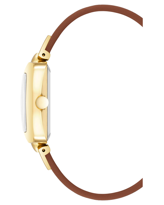Nine West Petite Heritage Rectangular Case Watch