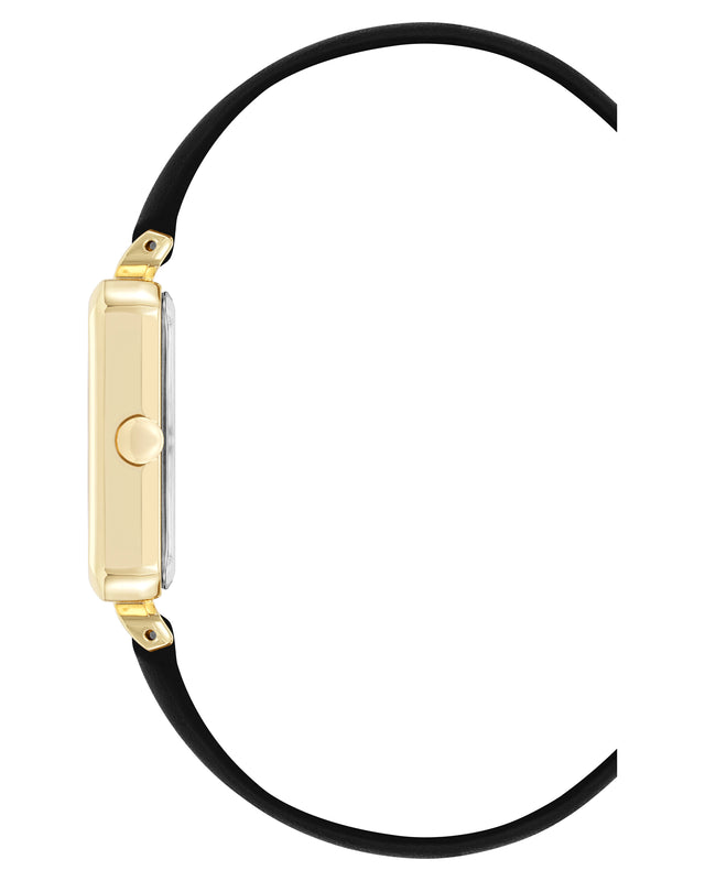 Nine West Petite Rectangular Case Strap Watch