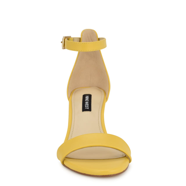 Nine West Pruce Ankle Strap Block Heel Sandals