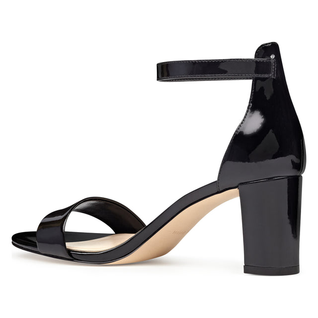 Nine West Pruce Ankle Strap Block Heel Sandals