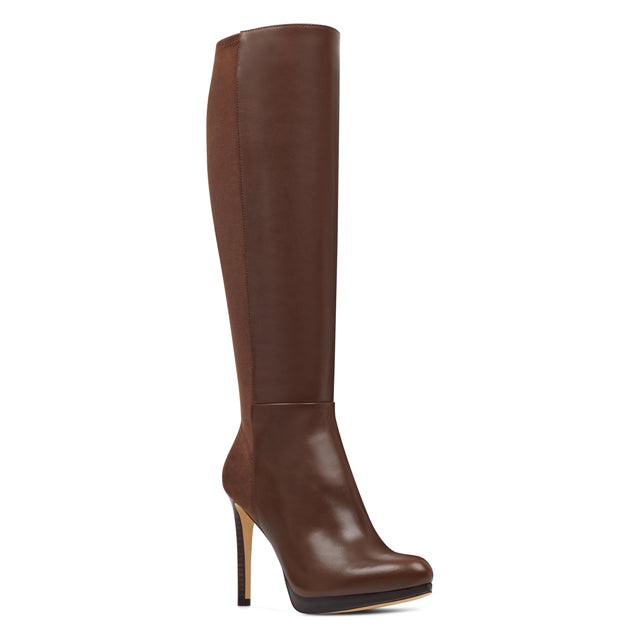 Nine West Quizme Platform Leather Boots