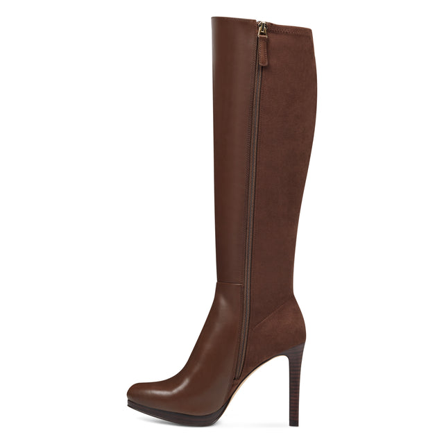 Nine West Quizme Platform Leather Boots