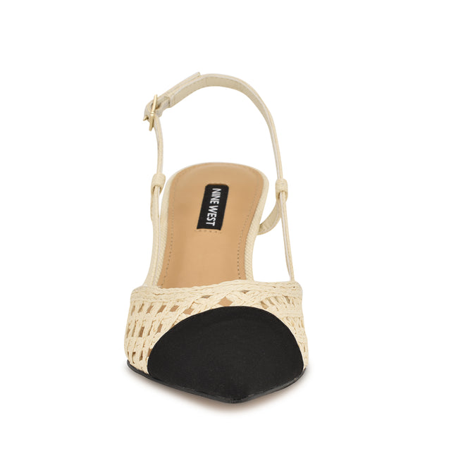 Nine West Railen Woven Cap Toe Slingbacks