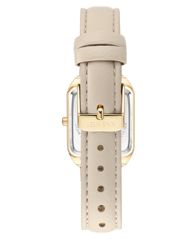 Nine West Rectangular Case Strap Watch