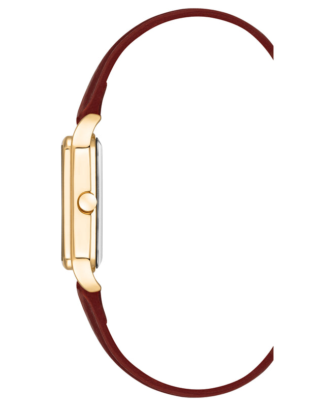 Nine West Rectangular Case Strap Watch