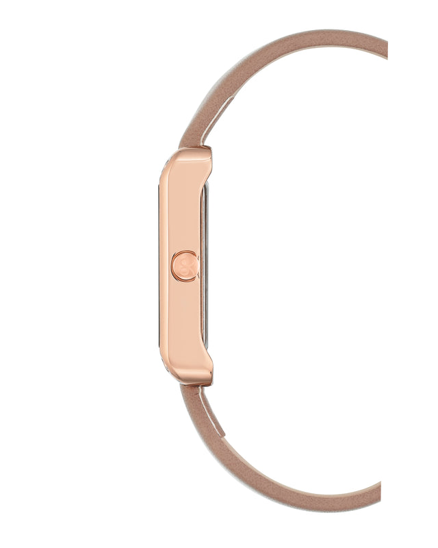 Nine West Rectangular Case Strap Watch