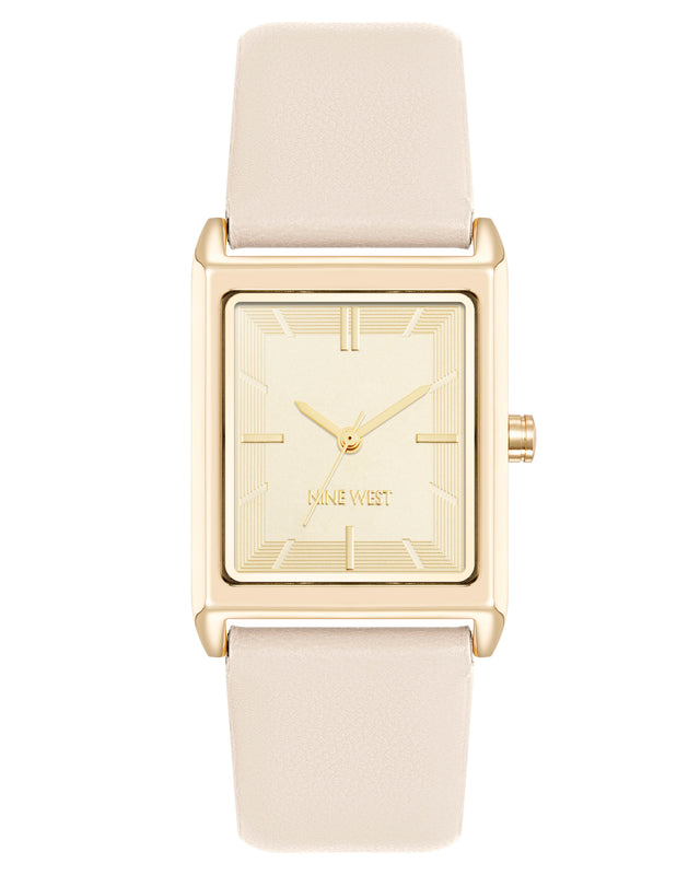 nine west Rectangular Strap Watch