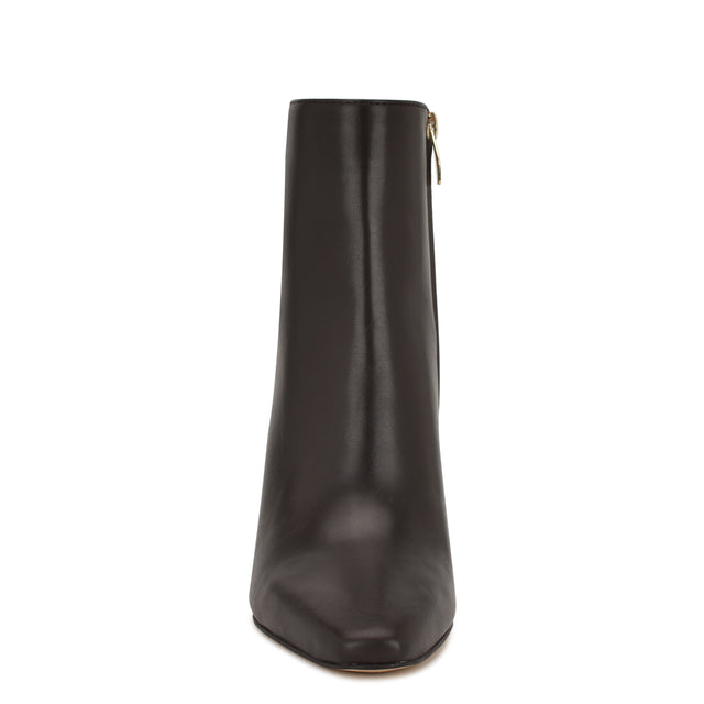 Nine West Reraye Block Heel Ankle Leather Booties