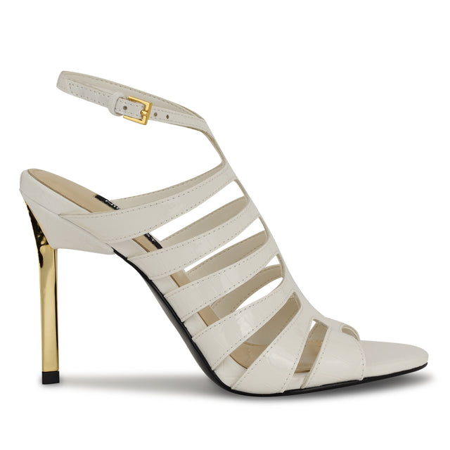 nine west Saleen Caged Strappy Sandals