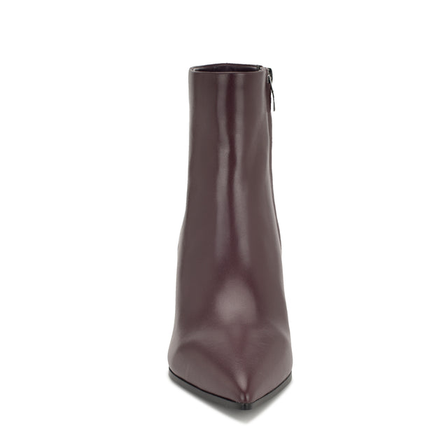 Nine West Savie Block Heel Ankle Leather Booties