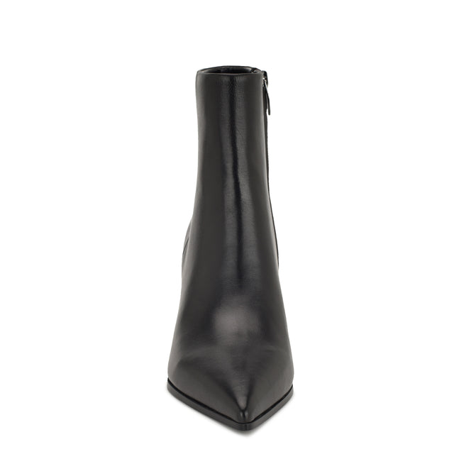 Nine West Savie Block Heel Ankle Leather Booties