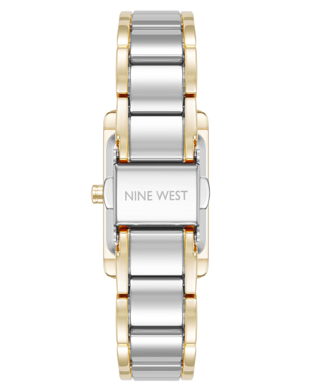 Nine West Slim Rectangular Case Watch