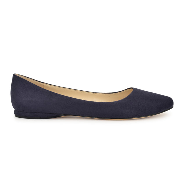 nine west Speakup Almond Toe Flats