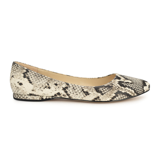 nine west Speakup Almond Toe Flats