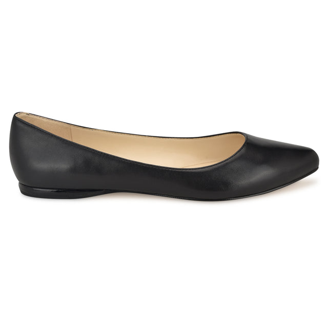 nine west Speakup Almond Toe Flats