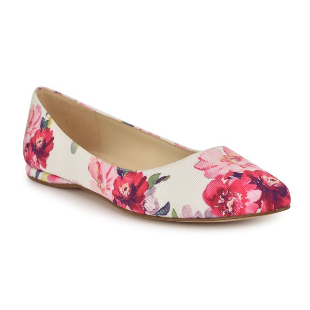 Nine West Speakup Almond Toe Flats