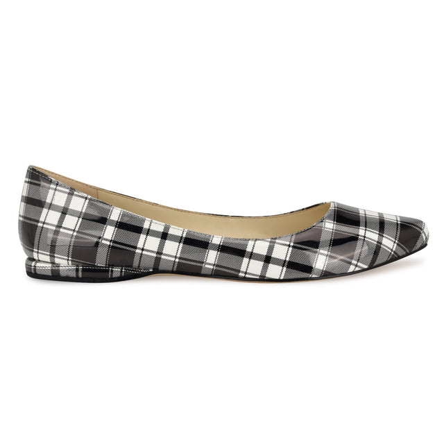 nine west Speakup Almond Toe Flats