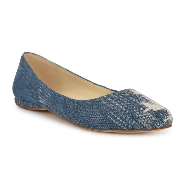 Nine West Speakup Almond Toe Flats
