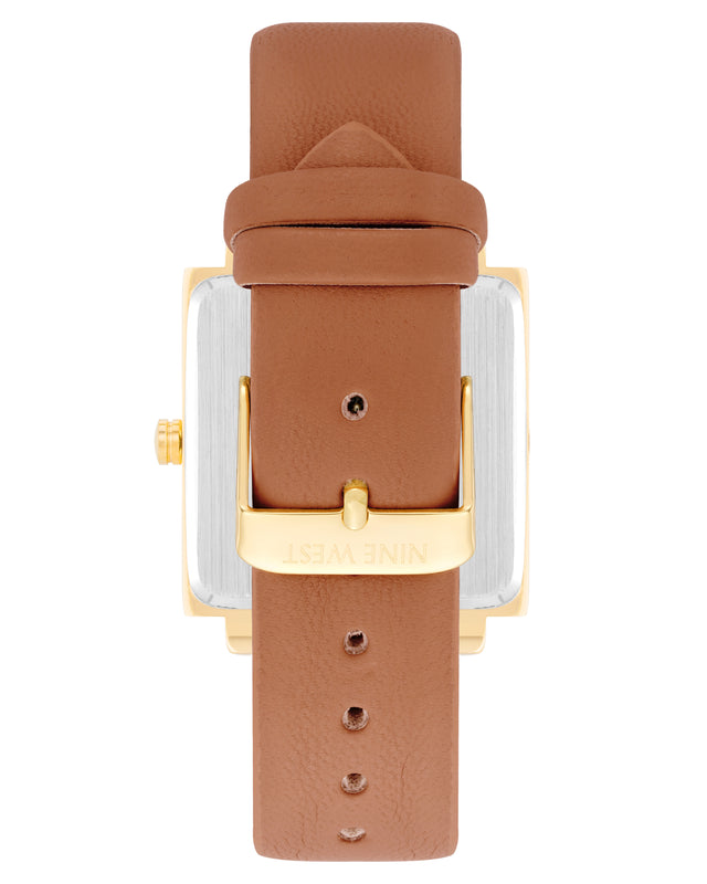 Nine West Square Case Strap Watch