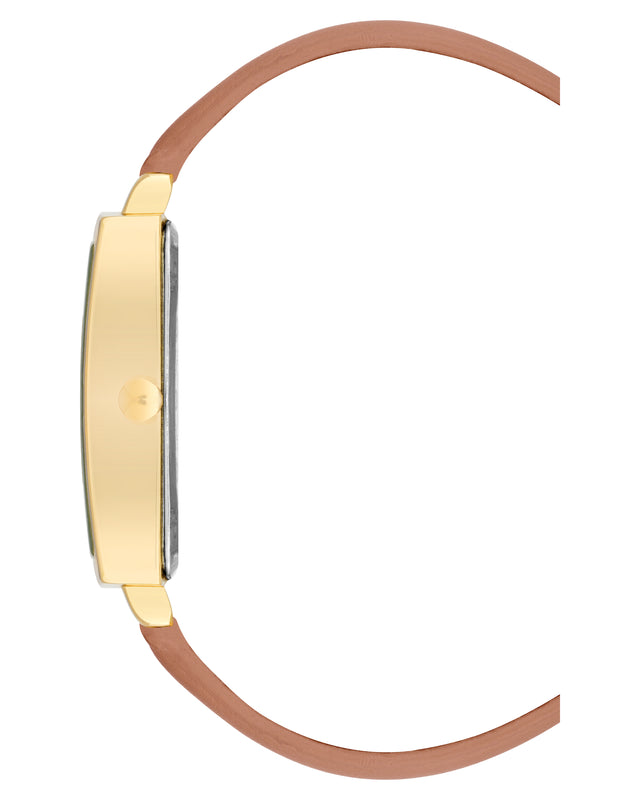 Nine West Square Case Strap Watch
