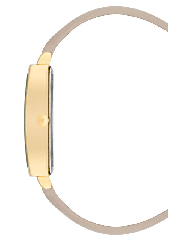 Nine West Square Case Strap Watch