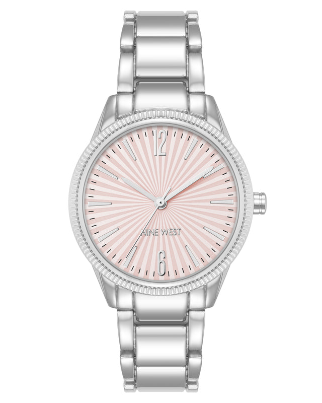 nine west Sunburst Dial Watch