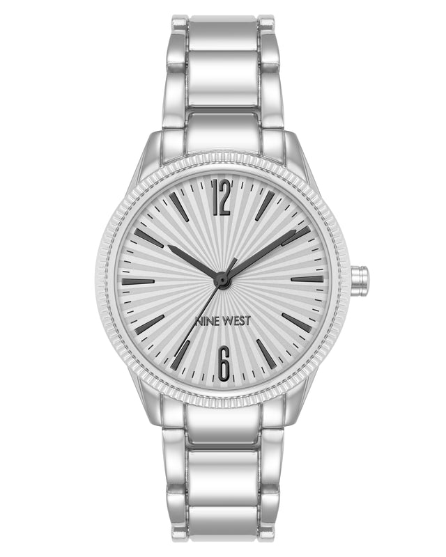 nine west Sunburst Dial Watch