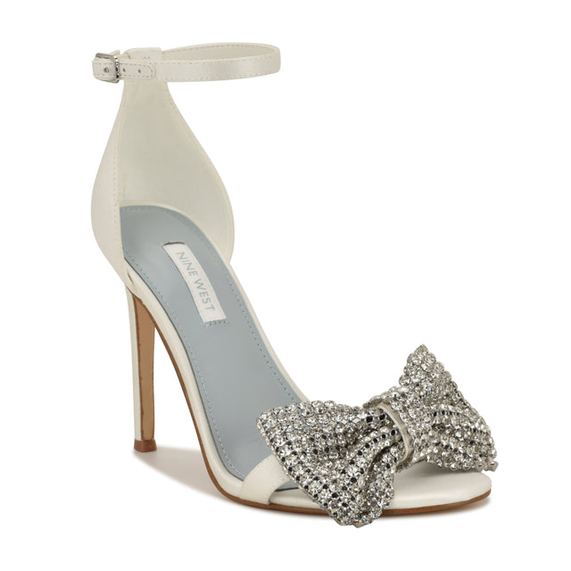 Nine West Tansie Embellished Bow Sandals