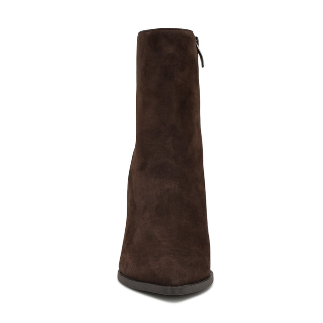 Nine West Tessay 9x9 Block Heel Leather Booties