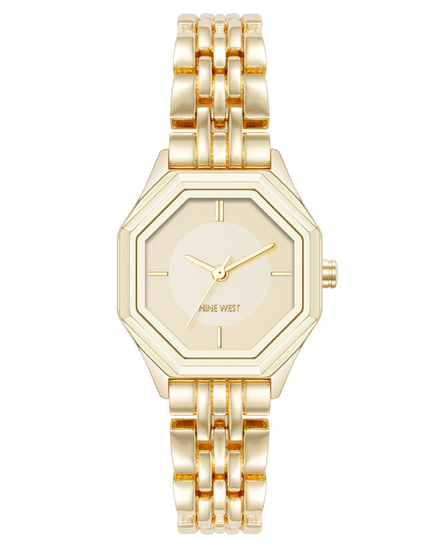 nine west Timeless Octagonal Case Bracelet Watch