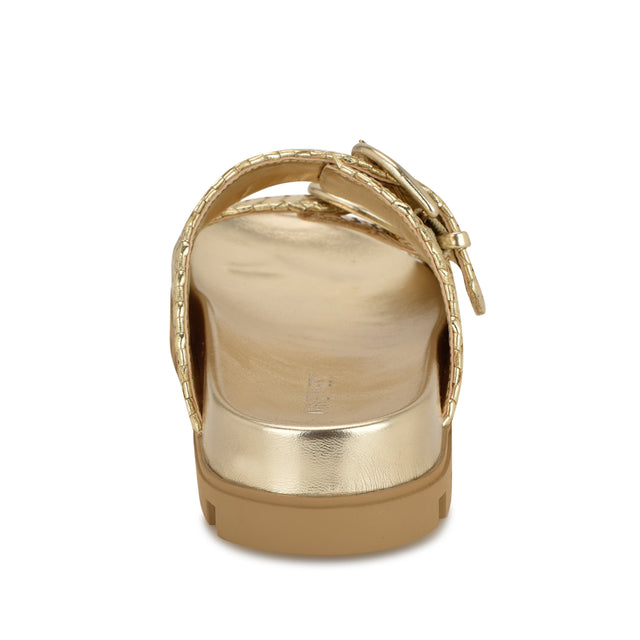 Nine West Tindy Woven Footbed Sandals