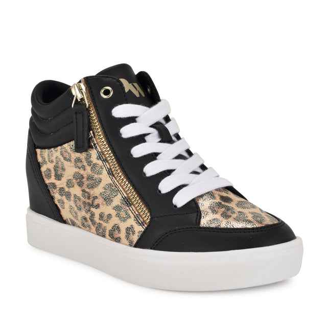 Nine West Tons High Top Hidden Wedge Sneakers
