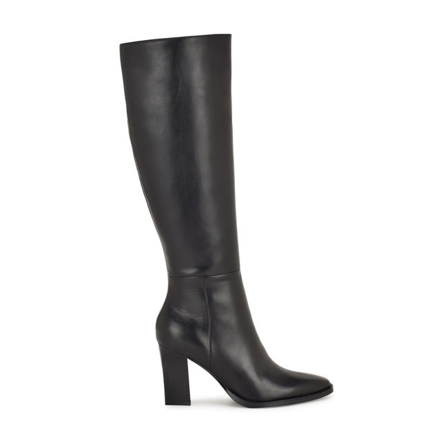 nine west Zazz Knee High Leather Boots