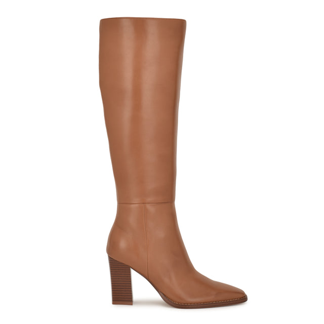 nine west Zazz Knee High Leather Boots