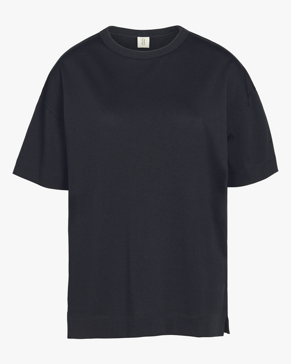Ninety Percent Classic Cotton Oversized T-Shirt In Black