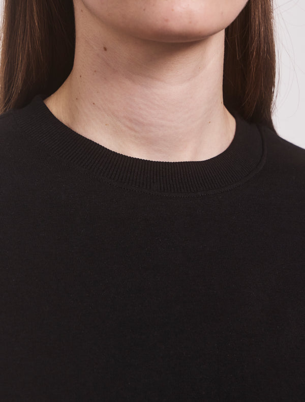 Ninety Percent Compact Cotton Oversized T-Shirt In Black