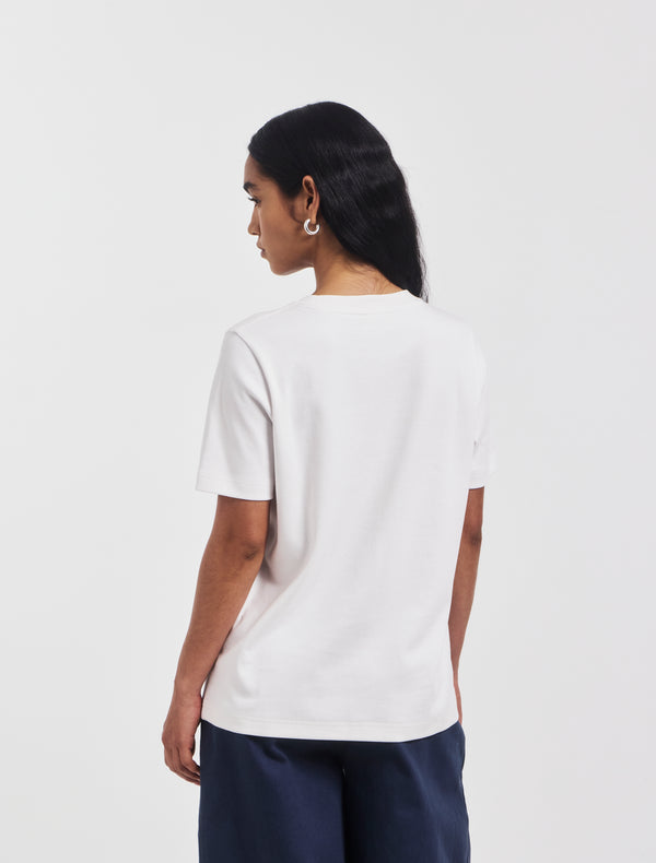 Ninety Percent Compact Cotton Oversized T-Shirt In White