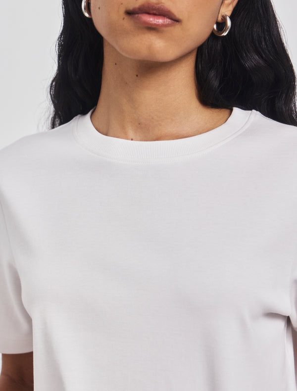 Ninety Percent Compact Cotton Oversized T-Shirt In White