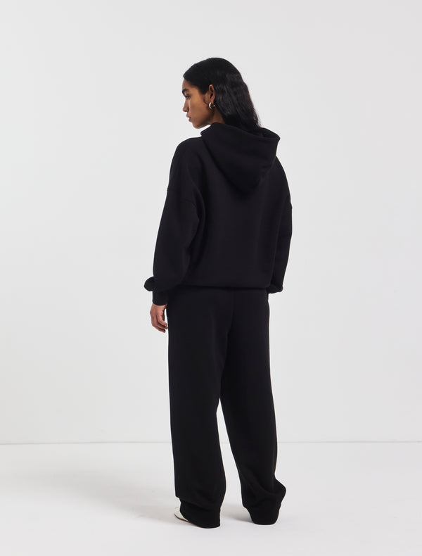 Ninety Percent Ellery Barrel Leg Sweatpant In Black