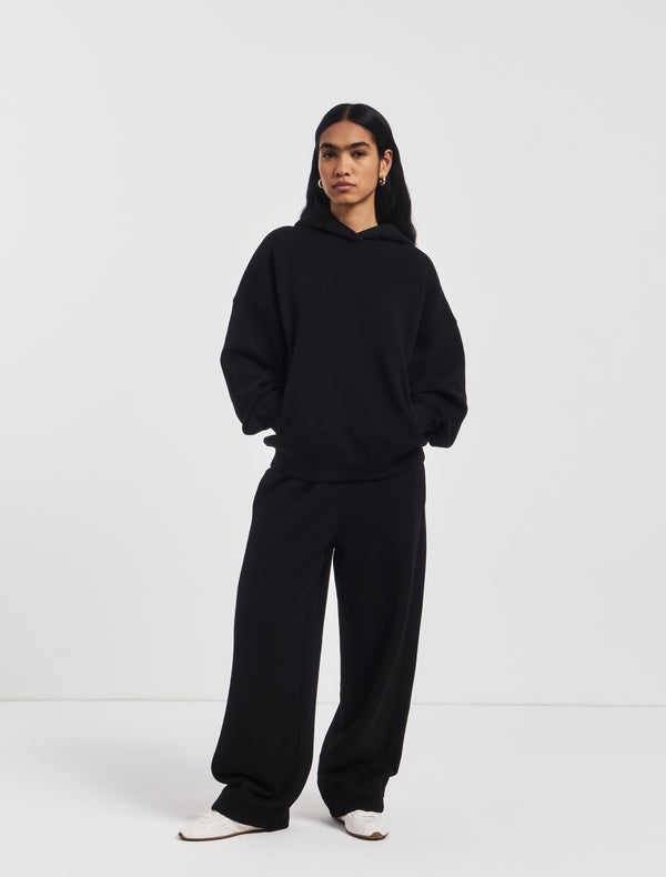 ninety percent Ellery Barrel Leg Sweatpant in Black