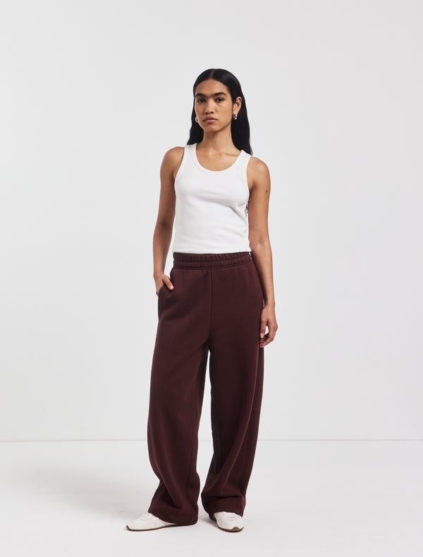 ninety percent Ellery Barrel Leg Sweatpant in Bordeaux