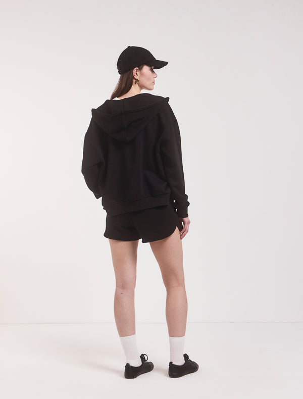 Ninety Percent Classic Sweatshort In Black