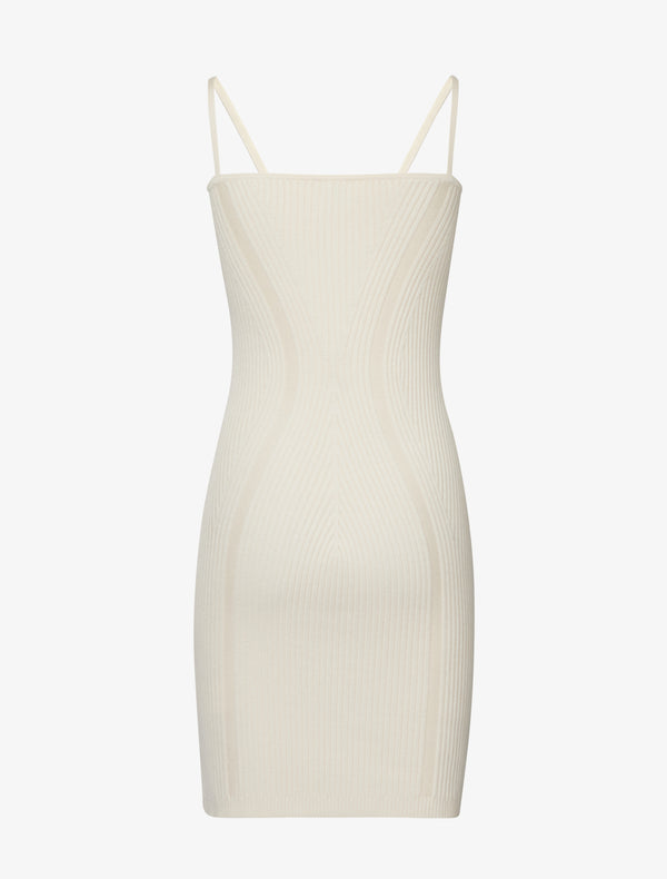 Ninety Percent Deira Dress In Pale Magnolia