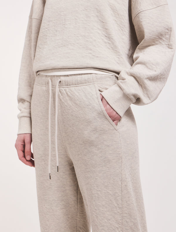 Ninety Percent Dia Joggers In Oatmeal Melange